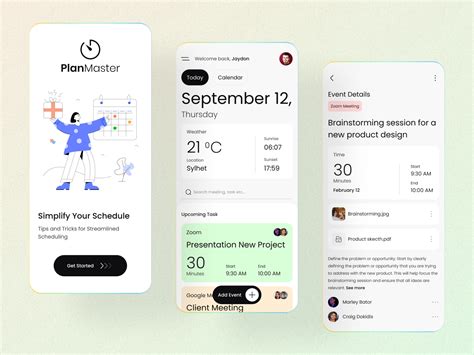 Schedule App Design | Figma