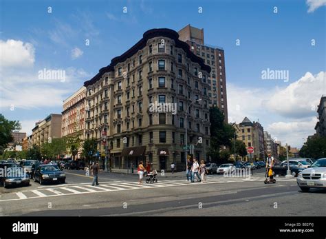 St Nicholas Avenue and West 116th Street in the Harlem neighborhood of ...