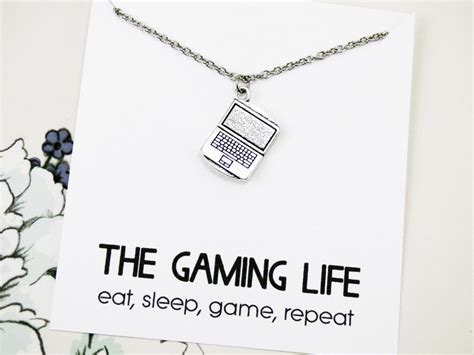 Laptop Necklace, Gamer Gifts for Pc Gamers, Presents for Gamers ...