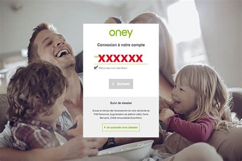 Oney : Ouverture et identification du compte en ligne