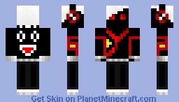 Red-Dark Steve Minecraft Skin