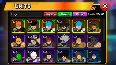 Anime Vanguards tier list - Best units, ranked