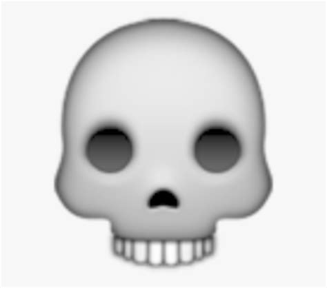 Apple Skull Emoji, HD Png Download , Transparent Png Image - PNGitem