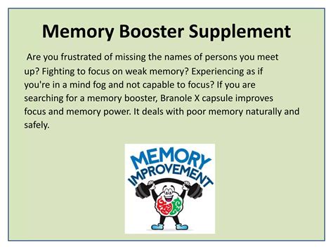 Memory Booster Supplements to Improve Mental Abilities