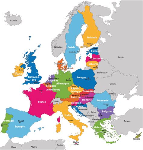 Infos sur » carte d europe » Vacances - Arts- Guides Voyages