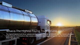 Truck Driver Salary | PDF | Commercial Trucks | Auto Body Styles