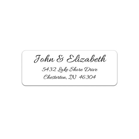 Personalized Return Address Labels