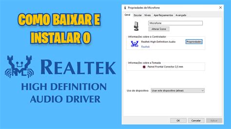 Como instalar o driver Realtek High Definition Audio: Tutorial completo