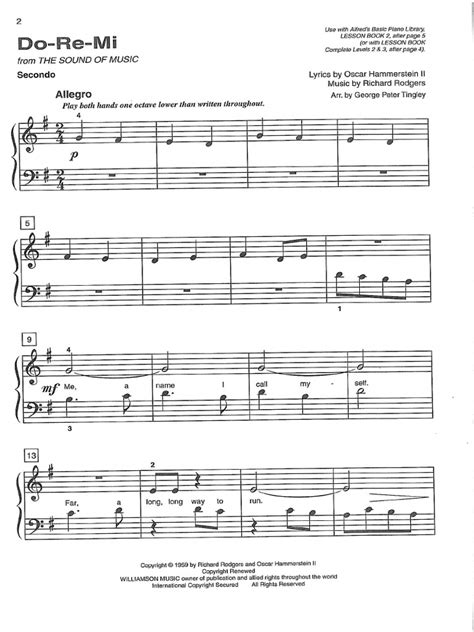Piano-Duet-do, Re, Mi | PDF