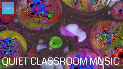 Quiet Music For Kids In The Classroom - swirling paint, mesmerizing ...