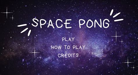 SPACE PONG by Elif Naz