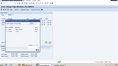 SAP ABAP - Steps to Create Sample SAP Script
