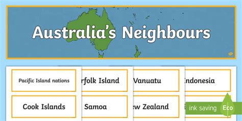 Australia's Neighbours Display Pack (teacher made) - Twinkl