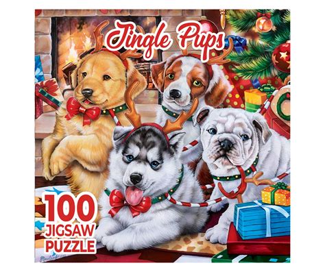 Masterpieces Puzzles Jingle Pups 100-Piece Jigsaw Puzzle | Big Lots