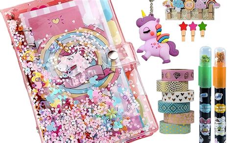 FunClub Unicorn Stationery Set for Girls Art and Craft Kit for Girls 9 ...
