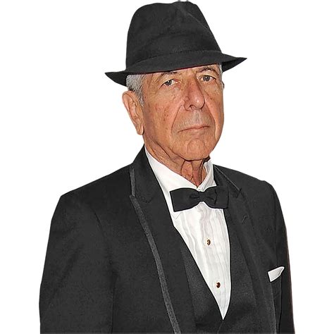 Leonard Cohen (Bow Tie) Half Body Buddy - Celebrity Cutouts