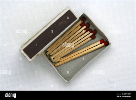 Wooden matches. Small box of wooden matches Stock Photo - Alamy