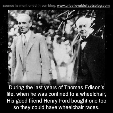 During the last years of Thomas Edison’s life, when he was confined to ...