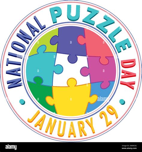 National Puzzle Day Banner illustration Stock Vector Image & Art - Alamy