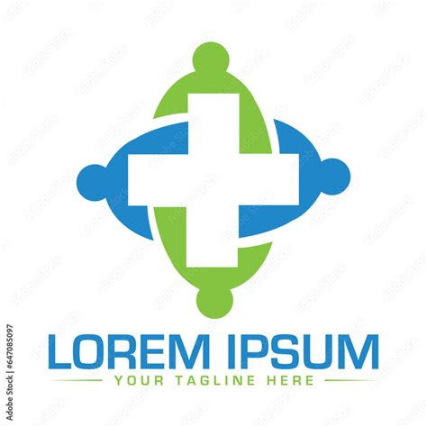 Health logo design unique and creative logo design Stock Vector | Adobe ...