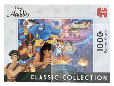DISNEY ALADDIN 1000 Pc Jigsaw Puzzle From The Jumbo Classic Collection ...