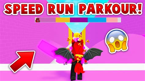 *NEW* SPEED RUN PARKOUR! (Roblox)