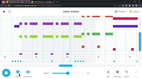 Chrome Music Lab Song Maker - Believer.