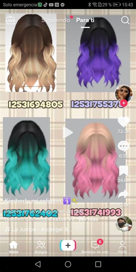 290 ideas de codigos de pelos en brookhaven para guardar hoy | pelo ...