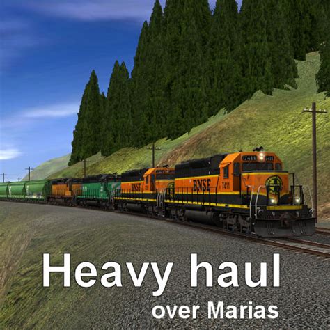 TRAINZland - Heavy haul over Marias