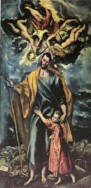 St. Joseph and the Christ Child, 1599 - El Greco - WikiArt.org