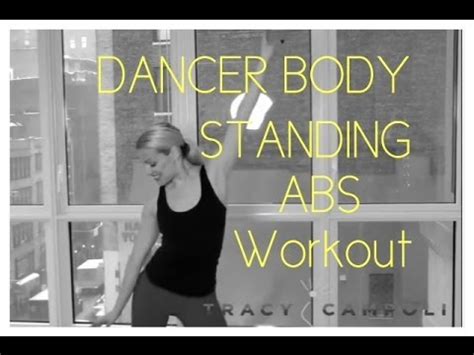 DANCER'S BODY STANDING ABDOMINALS (best ab workout, dancer body, abs, waist workout)