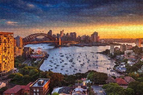 Sydney Harbour, Sydney ~ 1000 Piece Puzzles | Made in Australia