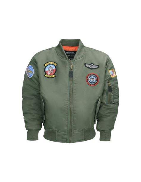 Bombers US Aviateur avec écussons pour Enfants