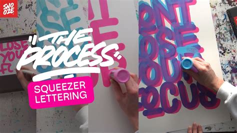 Squeezer Lettering — The Process