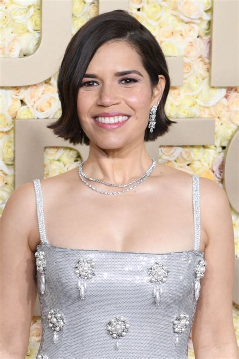 AMERICA FERRERA at 81st Annual Golden Globe Awards in Los Angeles 01/07 ...