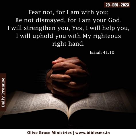 Isaiah 41:10 | Daily Bible Verse - Daily Bible Verse