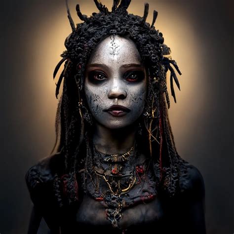 Voodoo queen | Voodoo priestess, Voodoo costume, Voodoo makeup