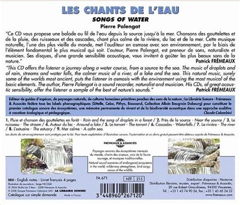 Various Artists - Chants De L'eau / Songs Of Water (CD), various ...