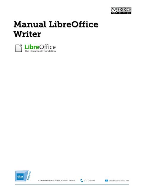 Manual Libre Office Writer | PDF
