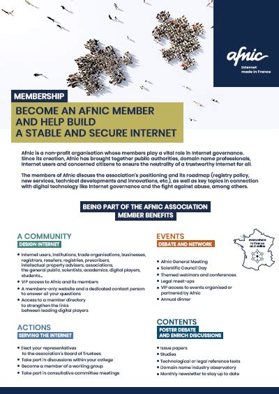 Afnic membership Become an Afnic member - Afnic