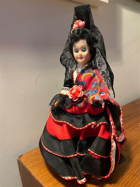 Vintage Traditional Spanish Costume Doll - Spain - Handmade in England ...
