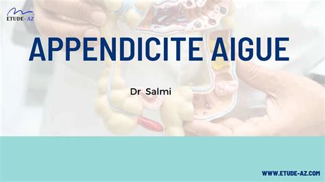 Appendicite aigue cours pdf - ETUDE-AZ