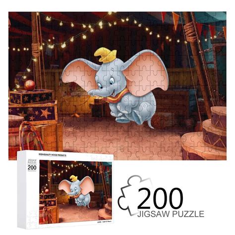 Dumbo Puzzle For Boys Girls Puzzle Enthusiasts, 200 Piece Jigsaw Puzzle ...