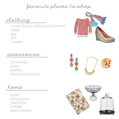 Favorite Places to Shop - The Small Things Blog