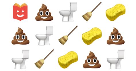 🚽💩🧹 Toilet brush Emojis Collection 💩🚽🧹🧽 — Copy & Paste!