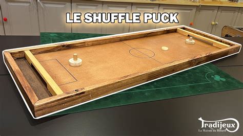SHUFFLE PUCK : Le jeu familial en bois 2 joueurs