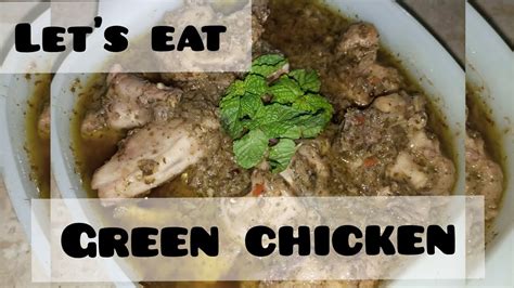 Recipe of Green Chicken in a simple way - YouTube