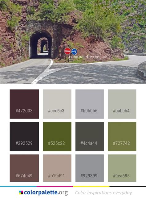 Road Infrastructure Path Color Palette | colorpalette.org