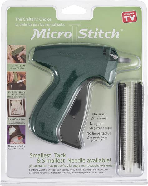Micro Stitch Gun - Ideal for basting quilts, fallen hems, hem drapes ...