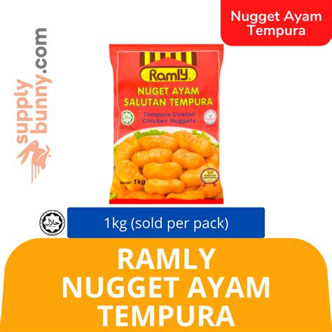 KLANG VALLEY ONLY! Ramly Nugget Ayam Tempura 1kg (sold per pack ...